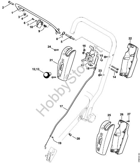 Regolazione profondità  taglio Troncatrici (TS) FW 20 della marca STIHL